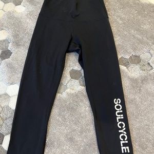 SoulCycle by Lululemon Active Pants, 3/4, size small, Black